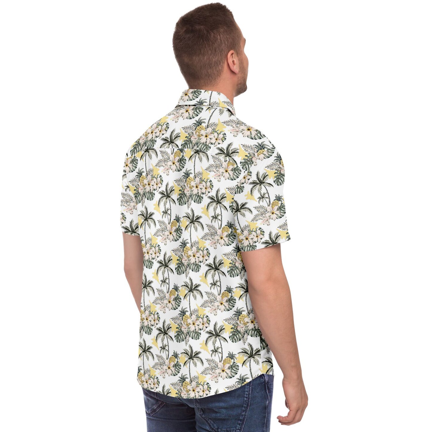 Dianna Hammett Large F-15 E Classy Hawaiian Button Down Shirt (use)