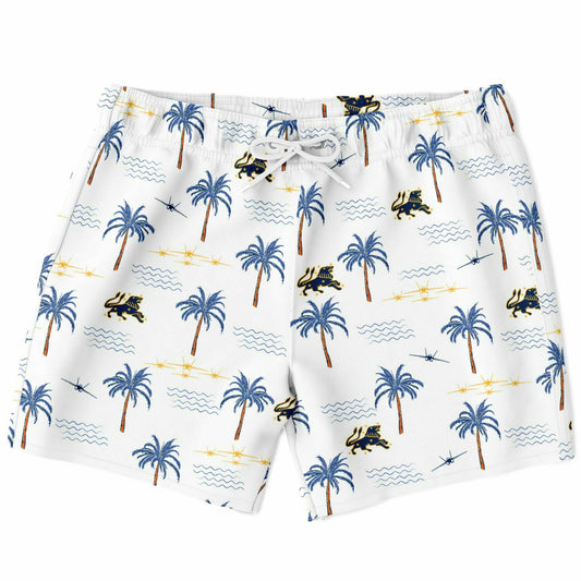 VFA-213 Mens ' White Hawaiian' Swim Trunks