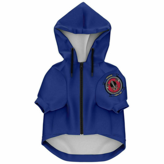 VMFA-225 Athletic Dog Zip-Up Hoodie - AOP TINTON