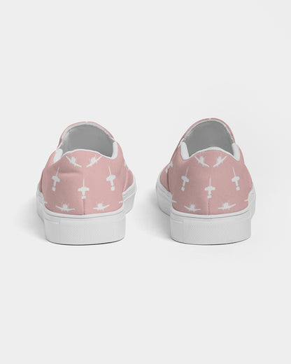 A-10 Pink Women's Slip-On Canvas Shoes