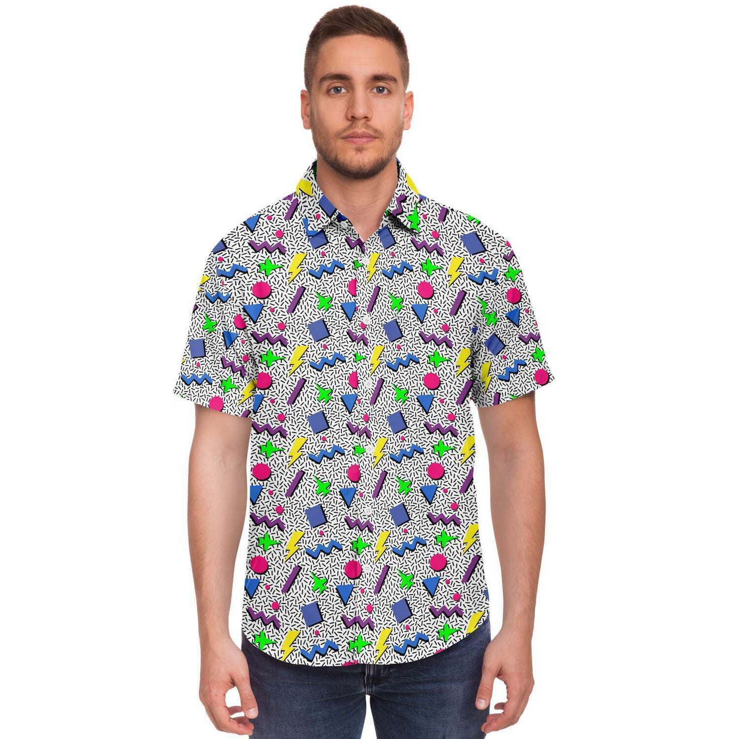 'The Throwback' Mens Button Down Shirt