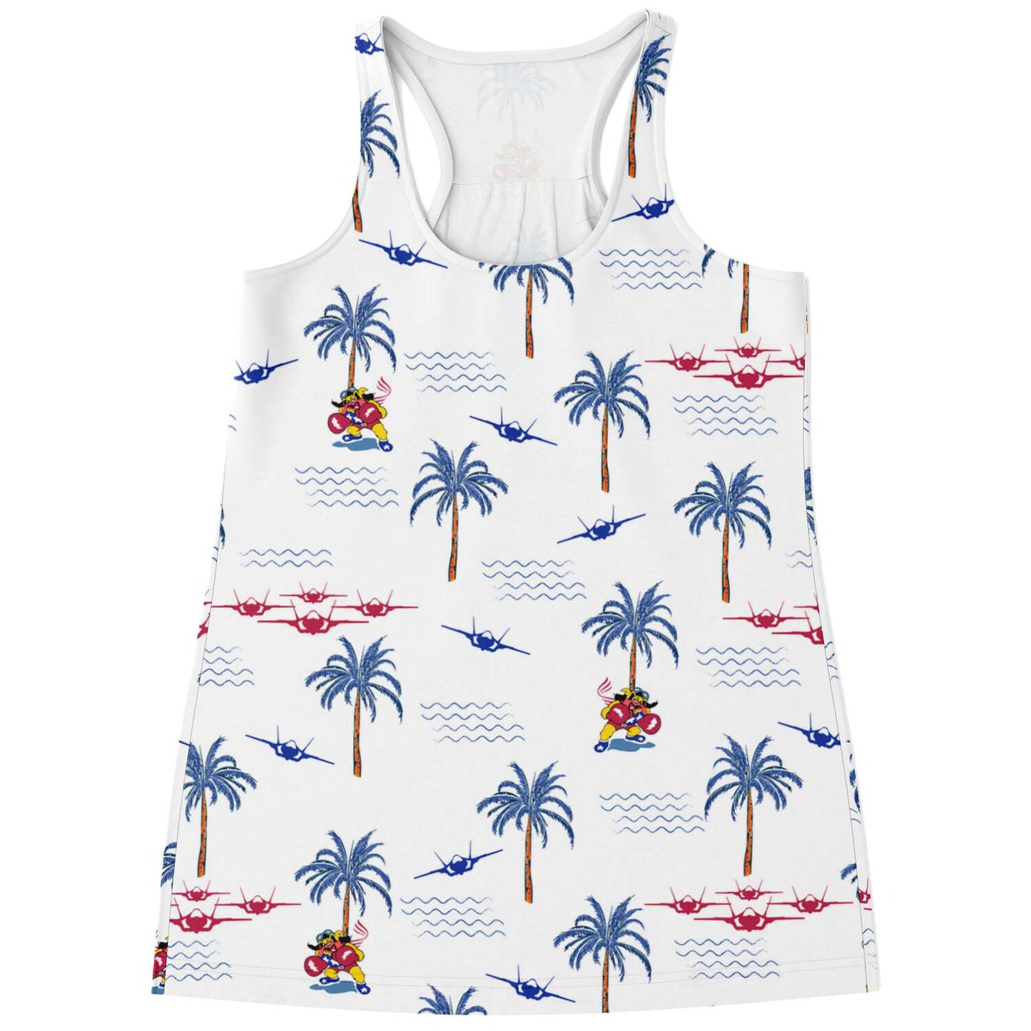 62nd Women's 'White Hawaiian' Tank Top