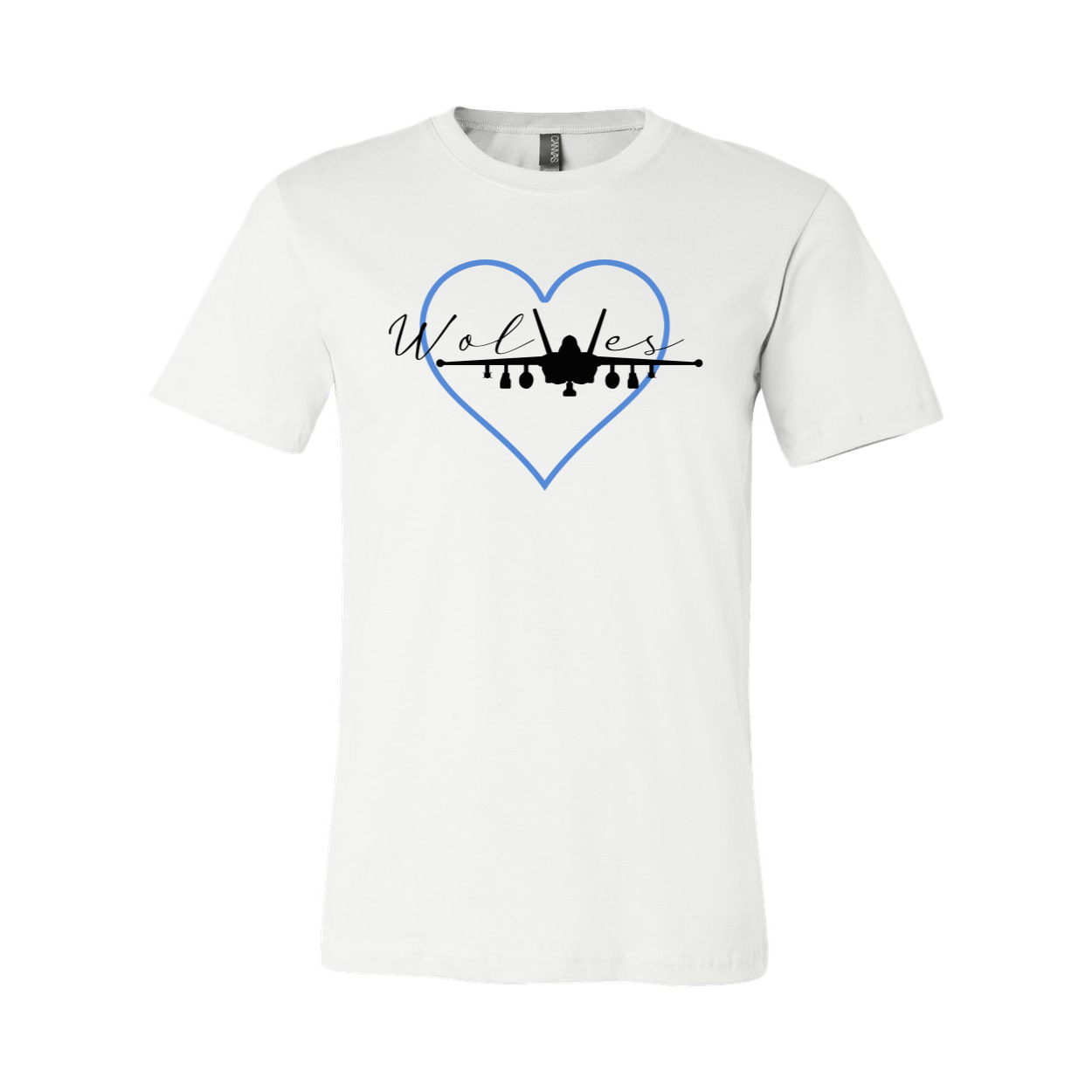 VAQ-142 Unisex 'WOLF HEART' Short Sleeve Tee