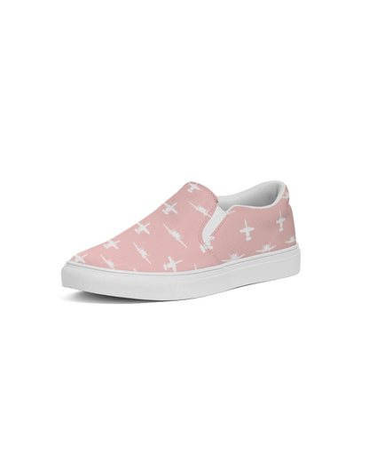 A-10 Pink Women's Slip-On Canvas Shoes
