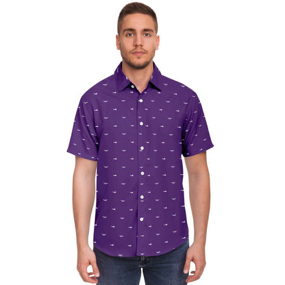 VMM-364 'Alternating Osprey' Purple Fox Mens Button Down Shirt