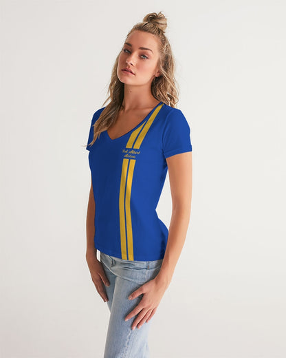 Blue Angels 'Fat Albert Airlines' Women's V-Neck Tee