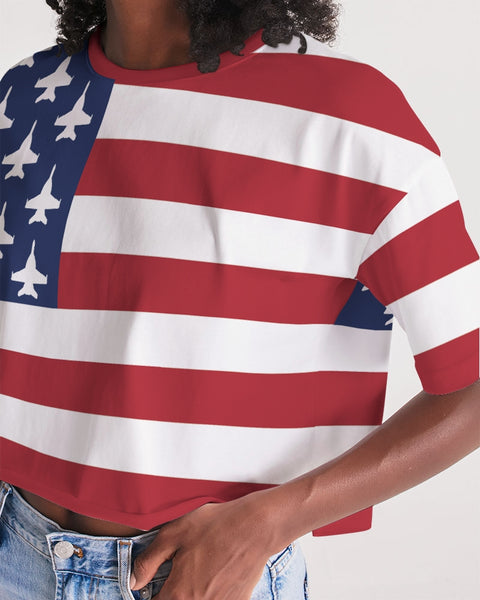 'All American' Crop Top (Any Aircraft)