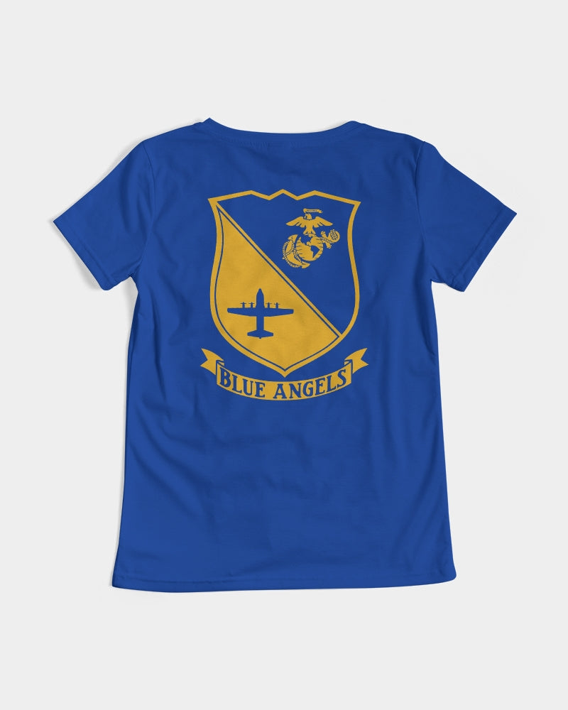 Blue Angels 'Fat Albert Airlines' Women's V-Neck Tee