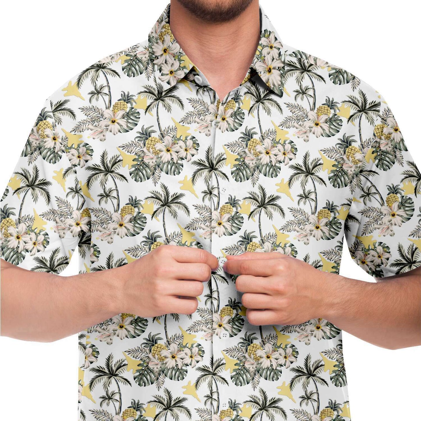 F-15C 'Classy Hawaiian' Men's Button Down Shirt