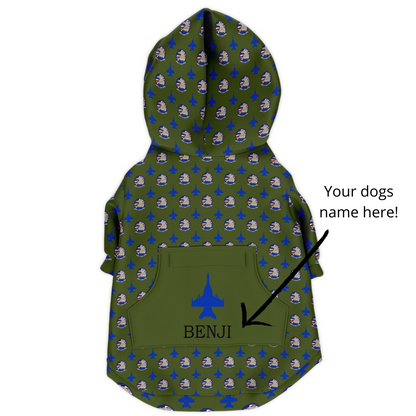 VAQ-142 Squadron Pet Zip Up Hoodie