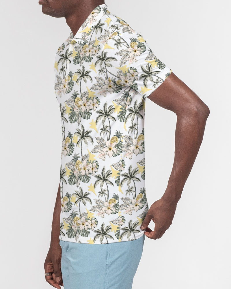 F-15C Classy Hawaiian Men's Slim Fit Golf Polo