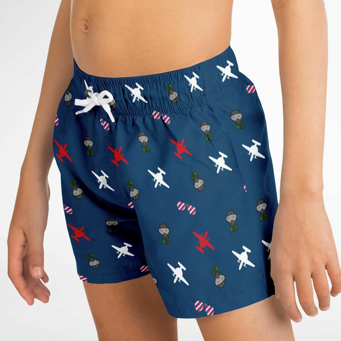 E-2 BOYS 'Lil Fighter' Swim Trunks
