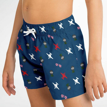 E-2 BOYS 'Lil Fighter' Swim Trunks