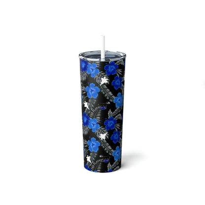 VMFA-214 'Black Sheep 'Skinny Steel Tumbler with Straw, 20oz