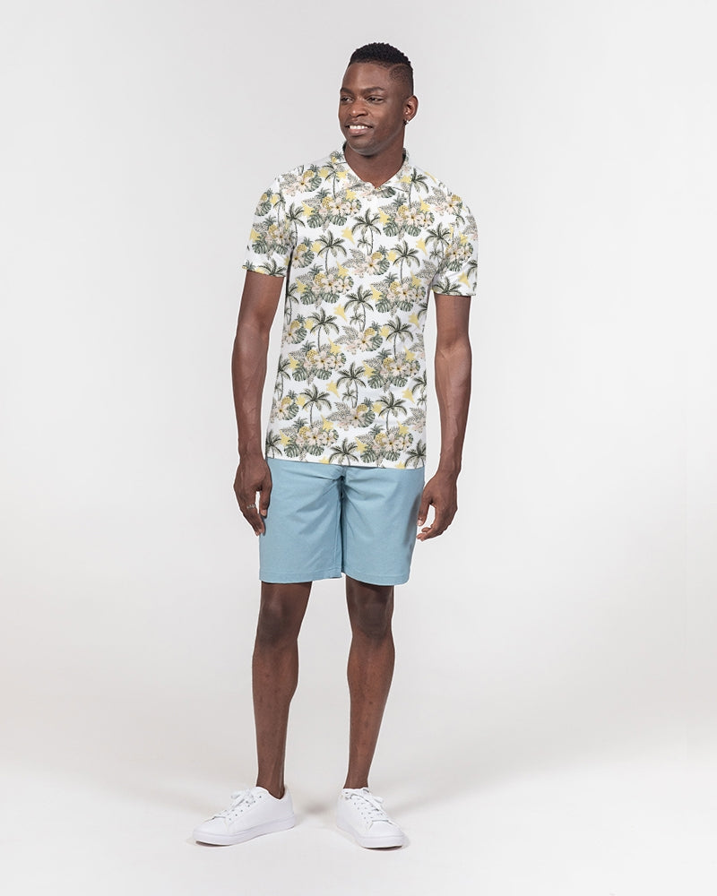 F-15C Classy Hawaiian Men's Slim Fit Golf Polo