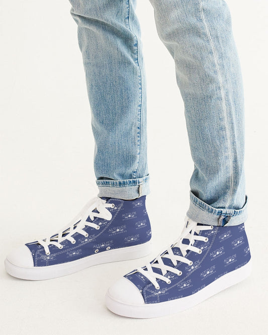 Men's Hightop Canvas Shoe - All Over Print