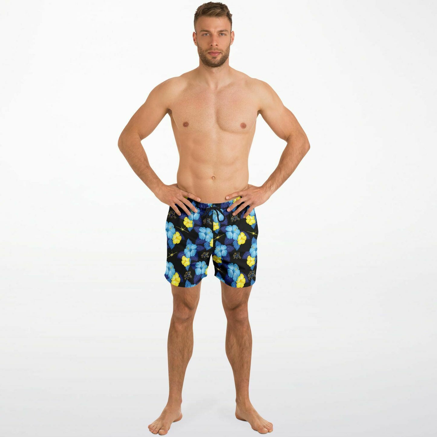 VFA-213 Blacklions 'Black Hawaiian' Swim Trunks