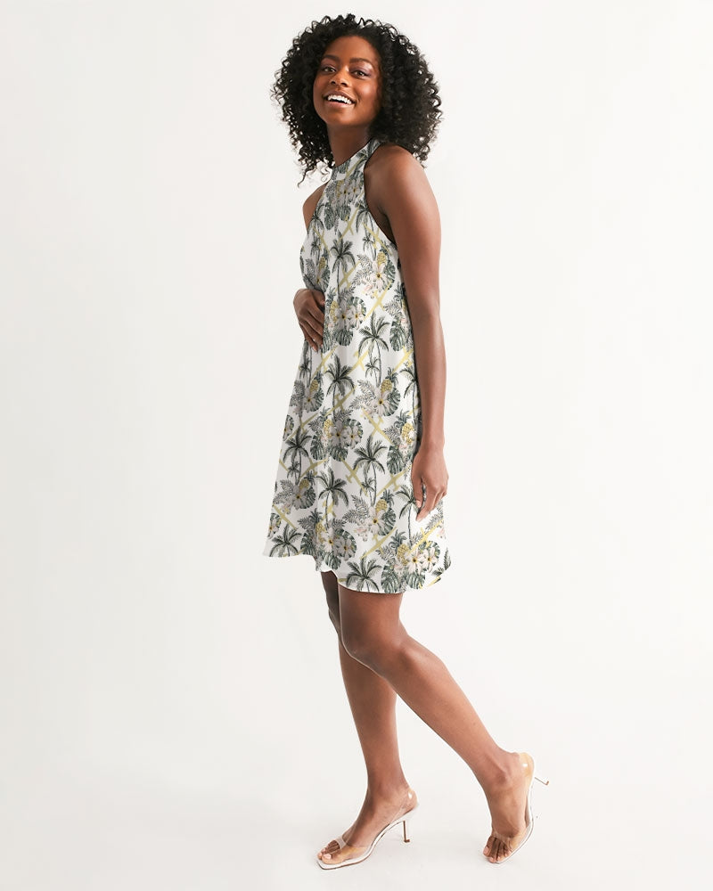 RQ-4 Global Hawk Hawaiian Chiffon Dress
