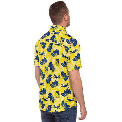 Blue Angels 'Fat Albert Airlines' C-130J Short Sleeve Button Down Shirt