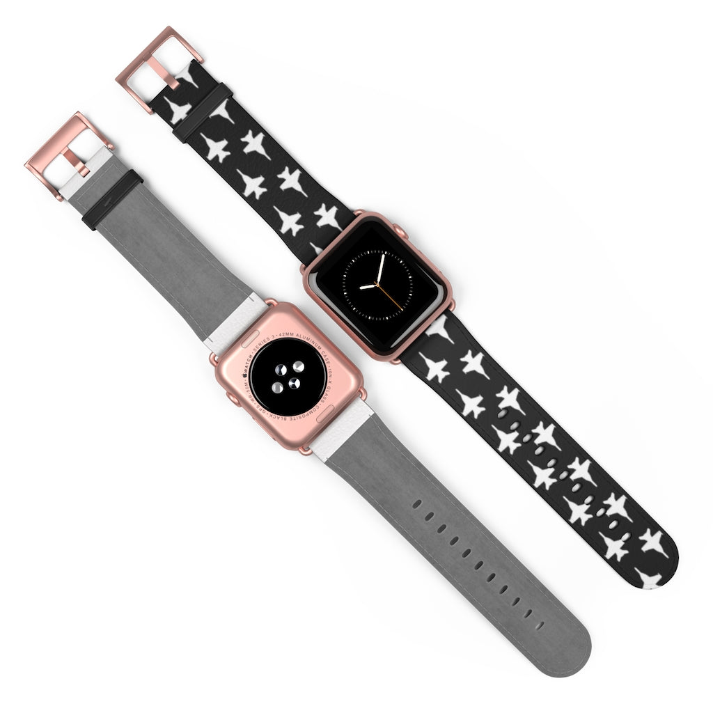 Sample f-18 leather iWatch Band