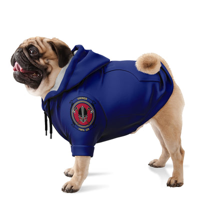 VMFA-225 Athletic Dog Zip-Up Hoodie - AOP TINTON