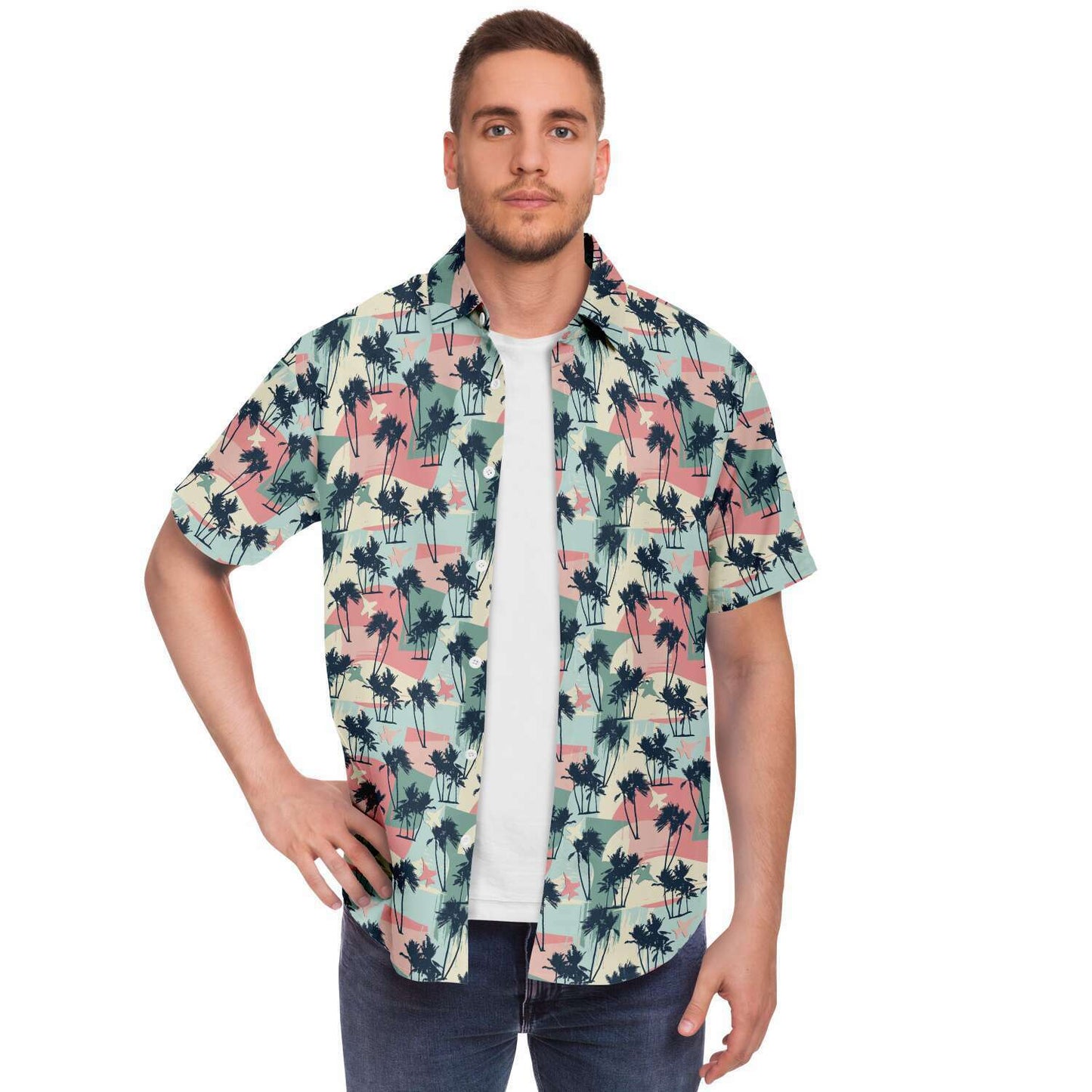 ANY Aircraft 'Old School' Hawaiian Button Down