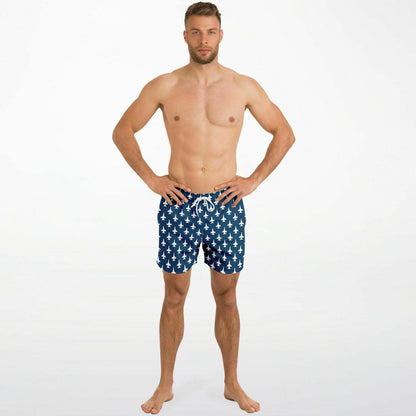 Nicole Neilson Boodée Medium F-16 BOLD Swim Trunks Men - #64 and white