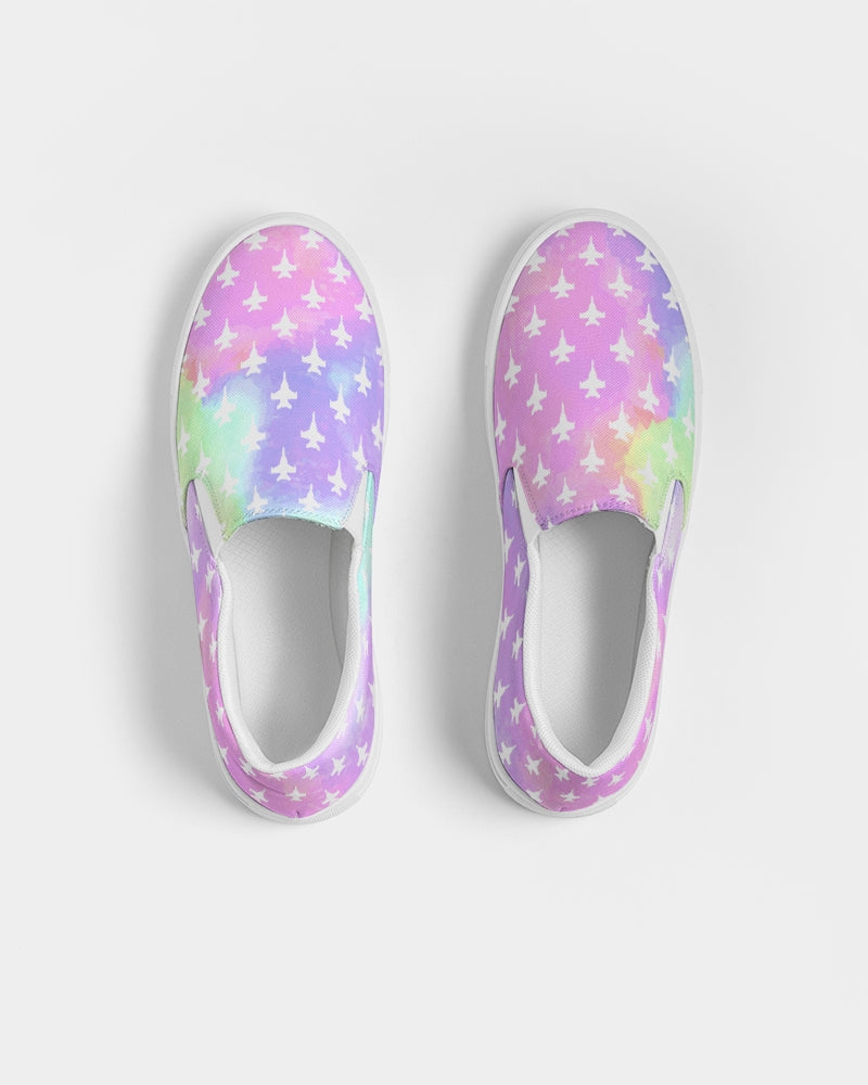 F-18 Tie Dye Women's Slip-On Canvas Shoe *Size 11