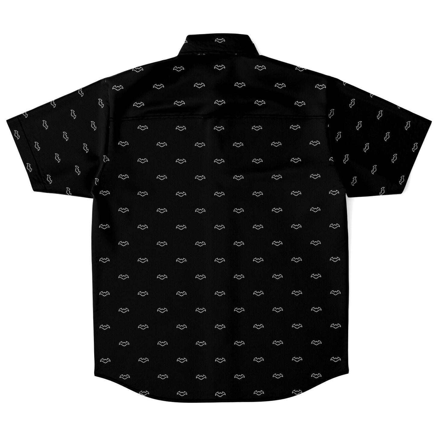 Bats Short Sleeve Button Down Shirt - AOP