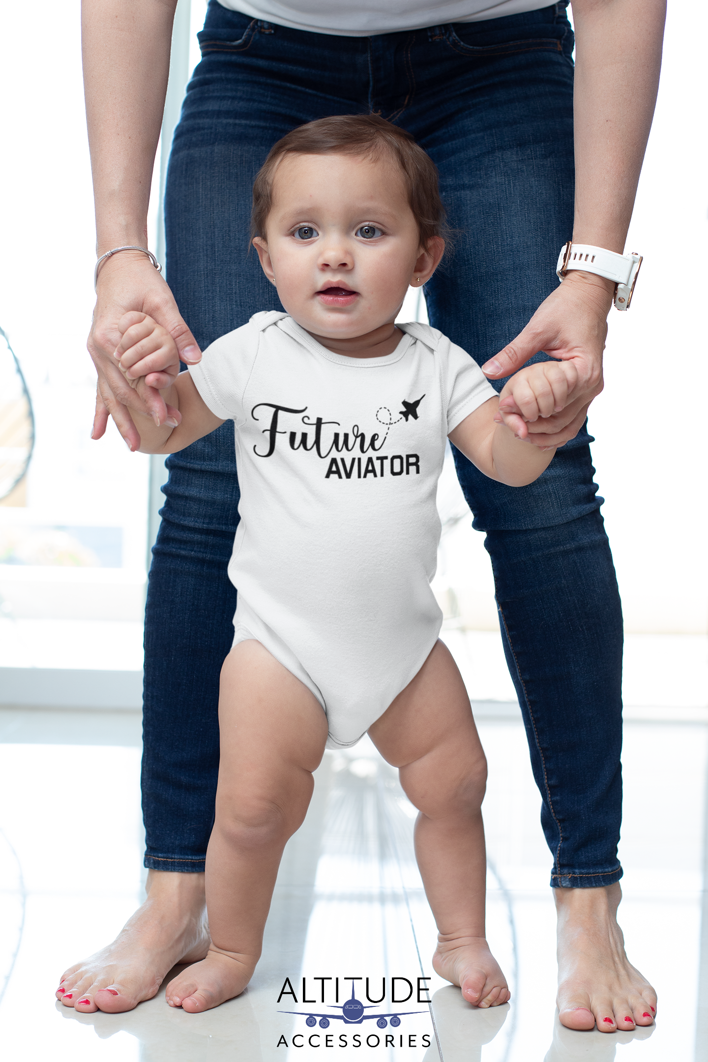 ANY Aircraft 'Future Aviator' Baby Onesie (2 Designs)