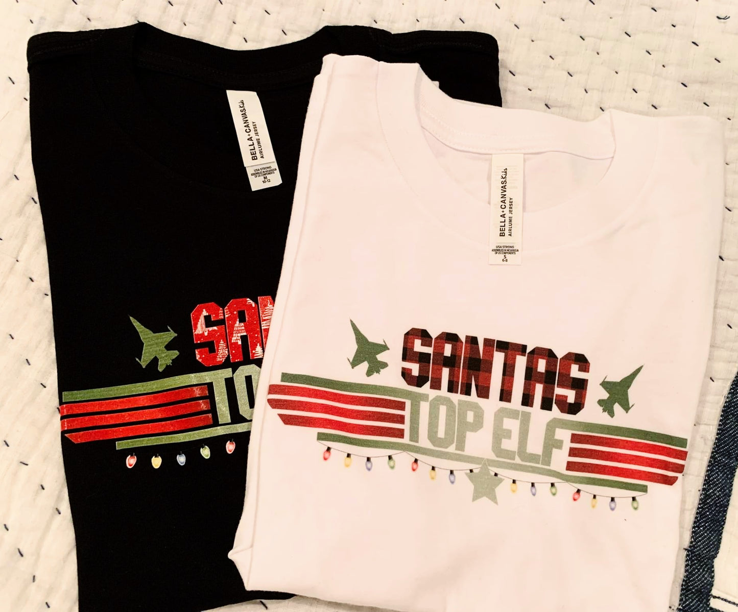 Santas Top Elf TODDLER and YOUTH Tees