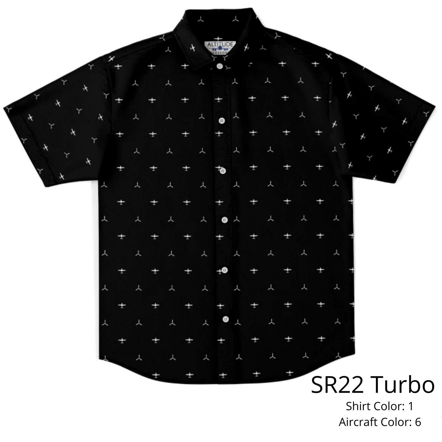 ANY Aircraft Subtle Mens Button Down Shirt