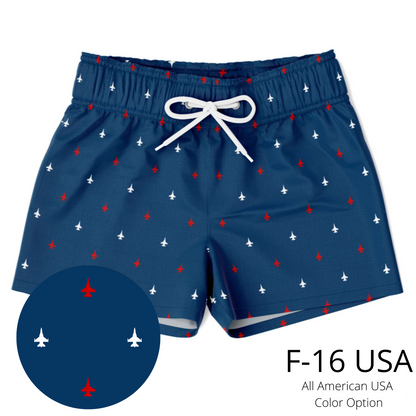 ANY Aircraft 'Subtle' Boys Swim Trunks