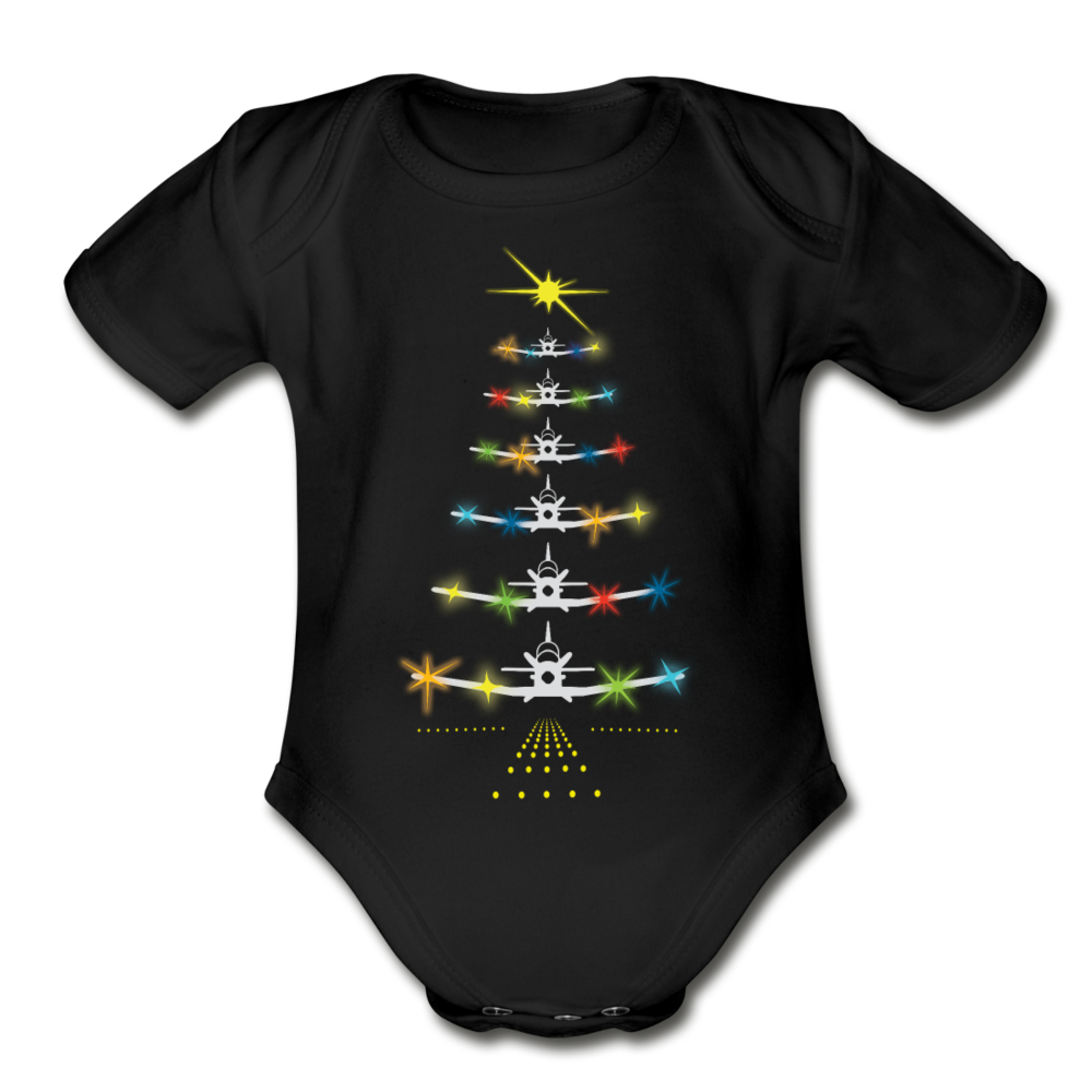 T-6 Tree Takes Flight Onesie CYMK SPOD! - black