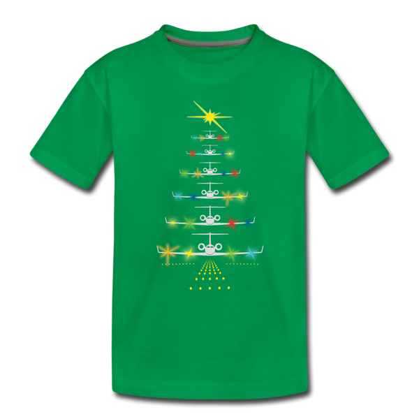 C-37 tree takes flight toddler tee Kids' Premium T-Shirt - kelly green