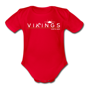VMFA-225 Vikings SPOD baby onesie (goodno) - red