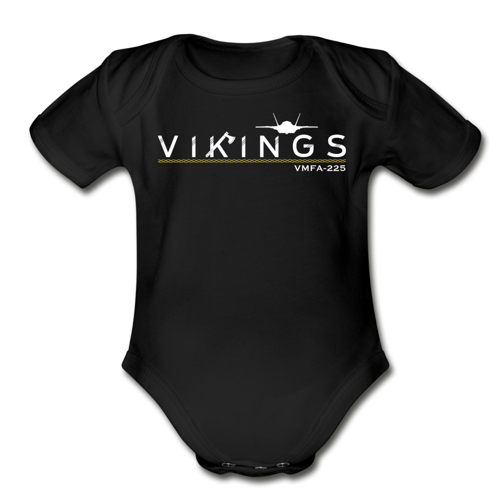 VMFA-225 Vikings SPOD baby onesie (goodno) - black