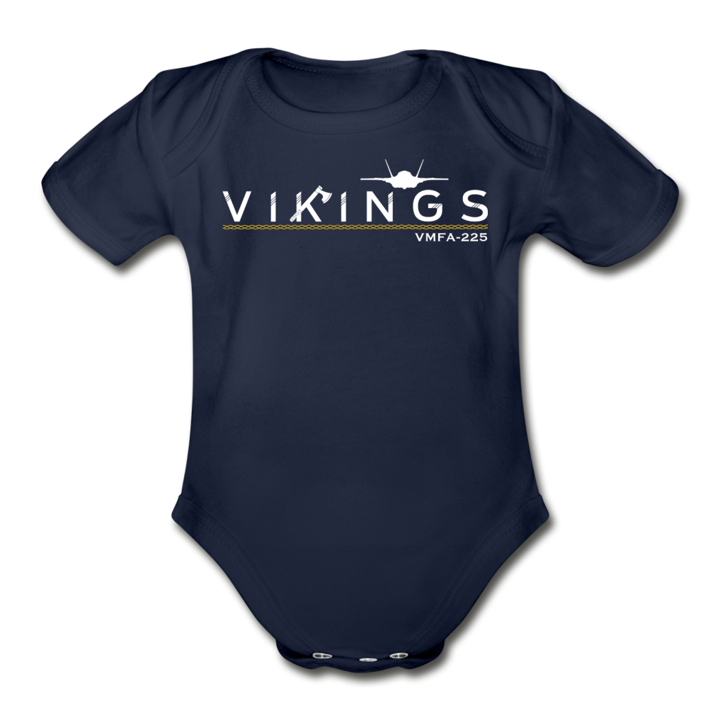 VMFA-225 Vikings SPOD baby onesie (goodno) - dark navy