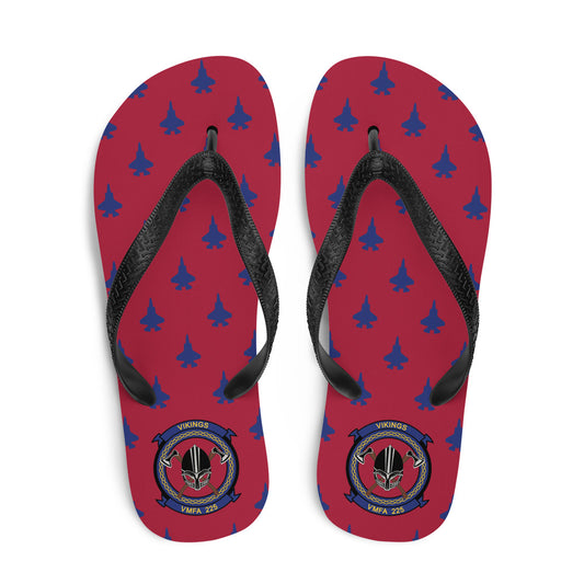 VMFA-225 Unisex Flip-Flops