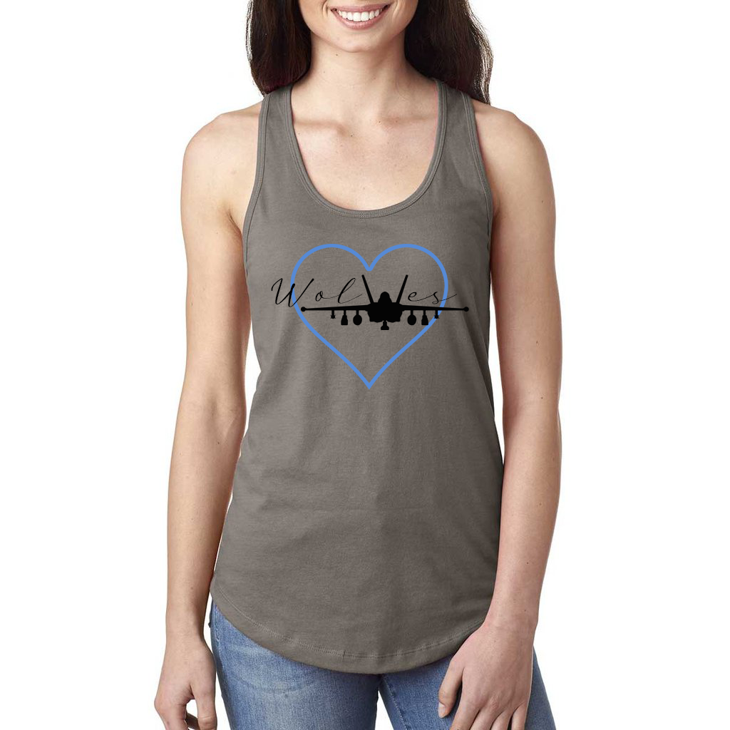 VAQ-142 'WOLF HEART' Racerback Tank